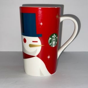 Starbucks Christmas Coffee Cup Mug Snowman 2012